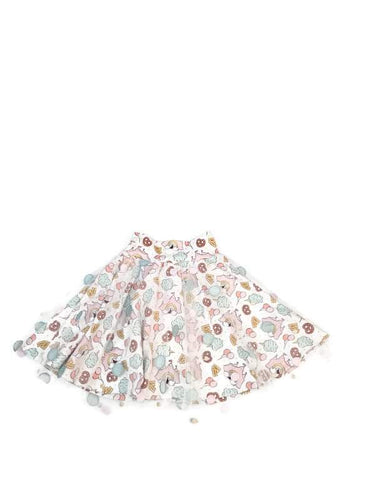 Carnival tulle overlay skirt