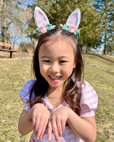 Beaded felt bunny ears