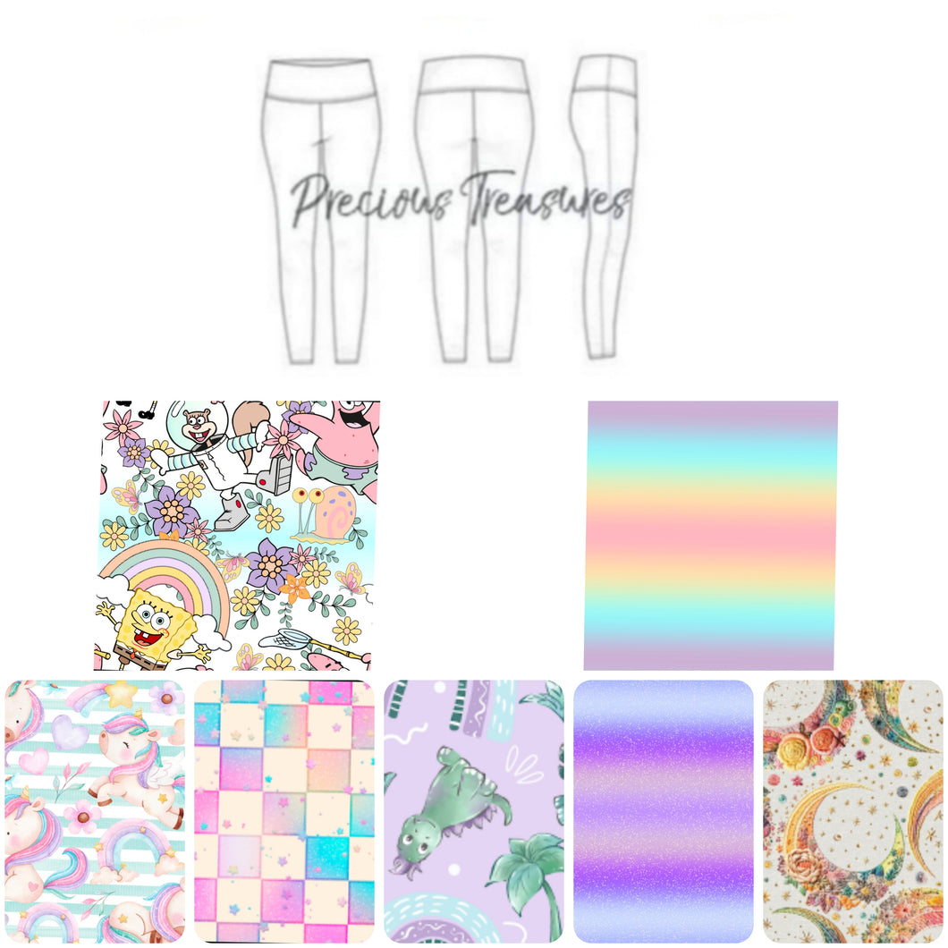 OVER THE RAINBOW Kids Leggings