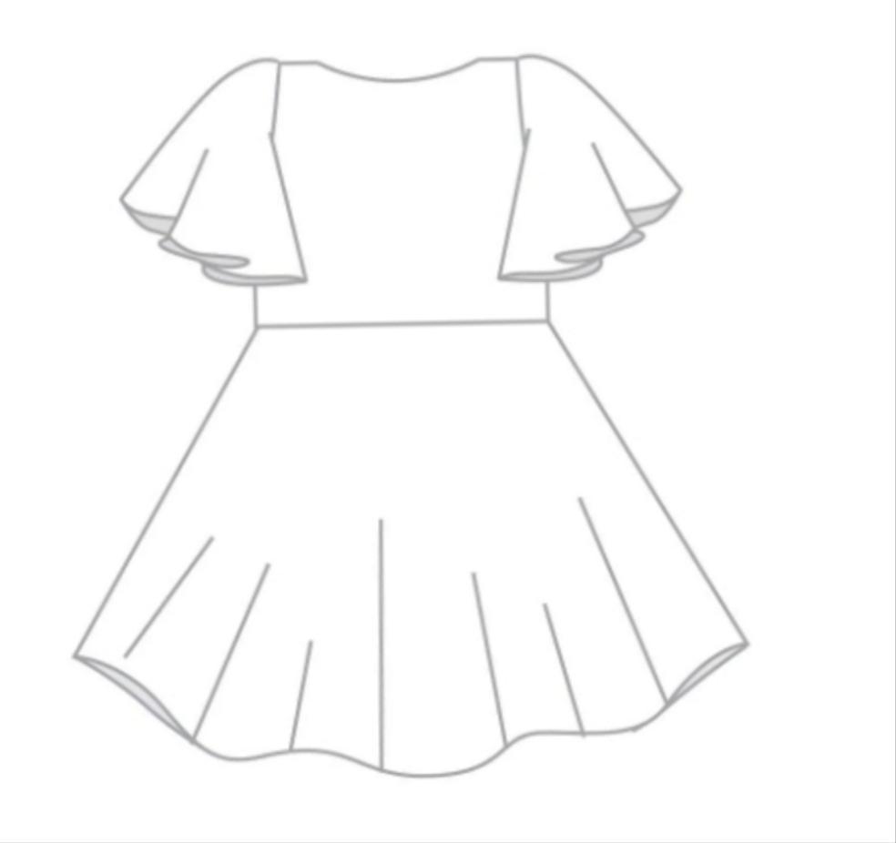 Kids Flounce Twirl Dress