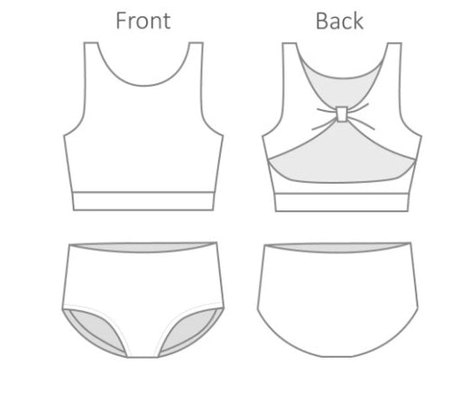 Bow Back Swim Top '24