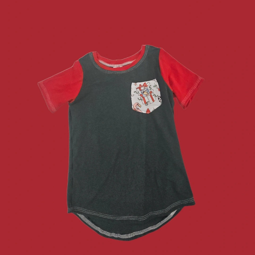Pocket tee size 6t