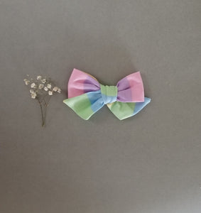 Pastel Rainbow bow