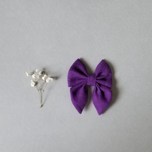 Sailor Bow - Purple