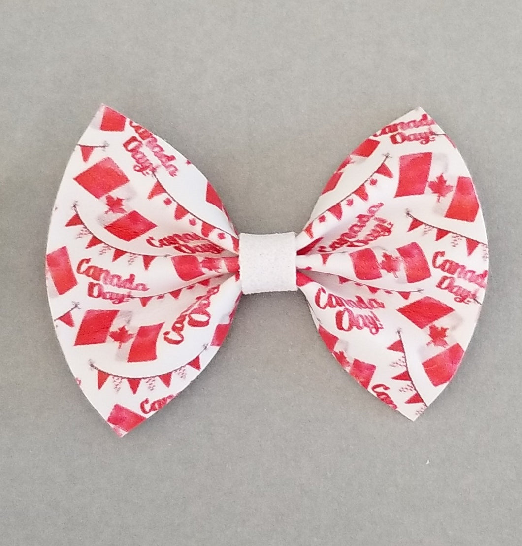 Canada Day pinch Bow