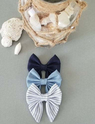 Sea's the Day Sailor Bow Bundle