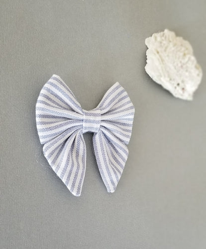 Sailor Bow ~ Nautical stripes