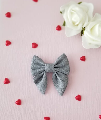 Sailor Bow - Pearl Grey