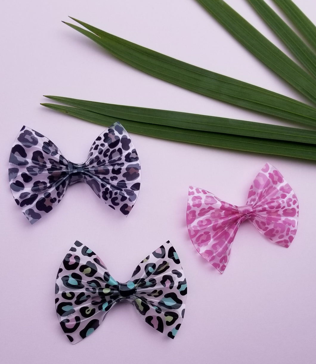 Leopard Print Pinch Bows