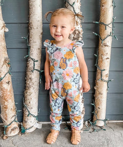 Savi Romper ~ Spring Garden Party