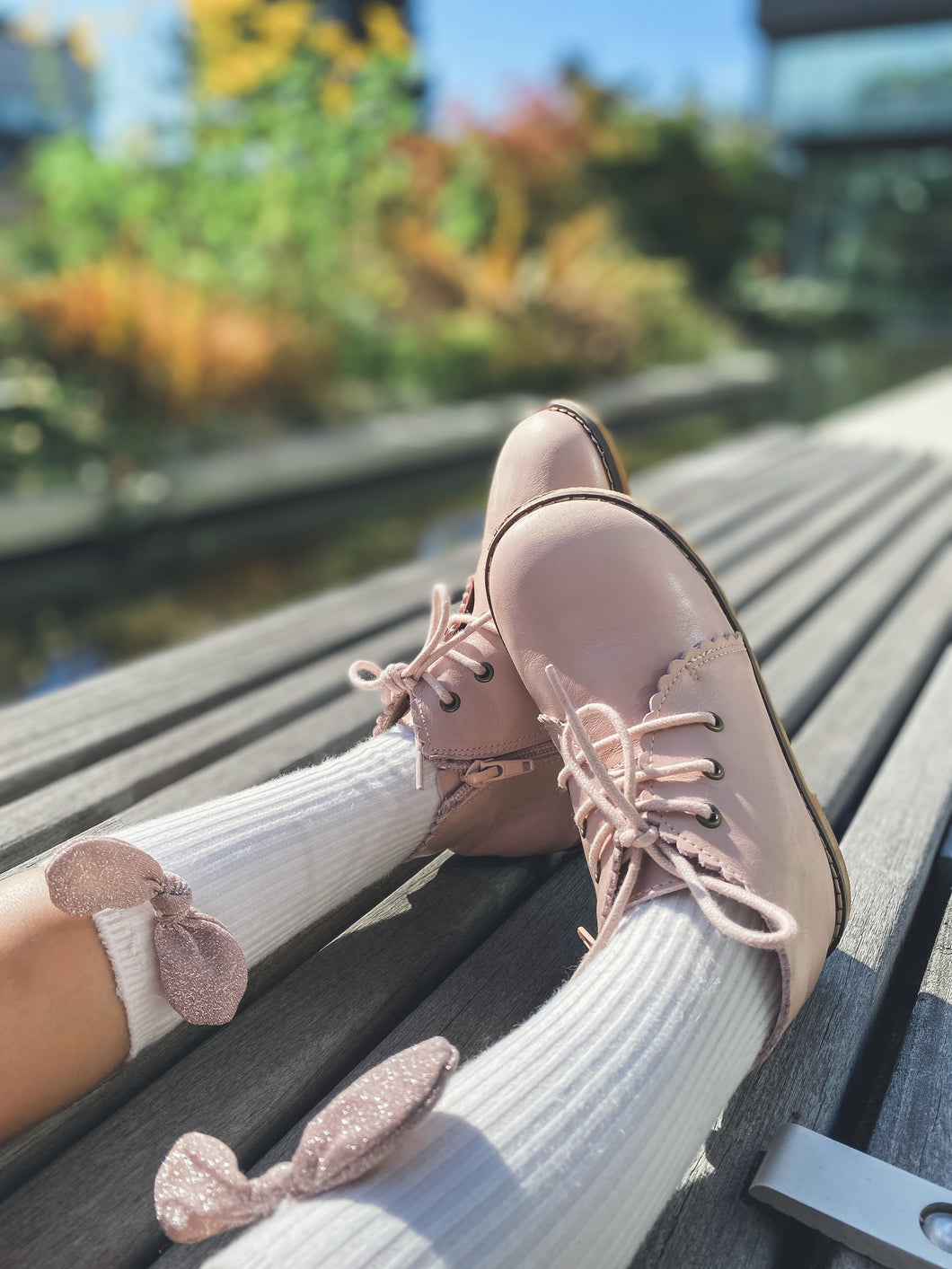 Blush Scallop Boots