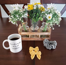 Load image into Gallery viewer, Stripe White &amp; Black Scrunchie