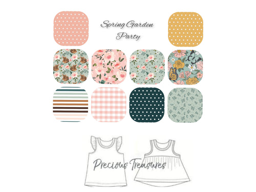 Maisy Top ~ Spring Garden Parry